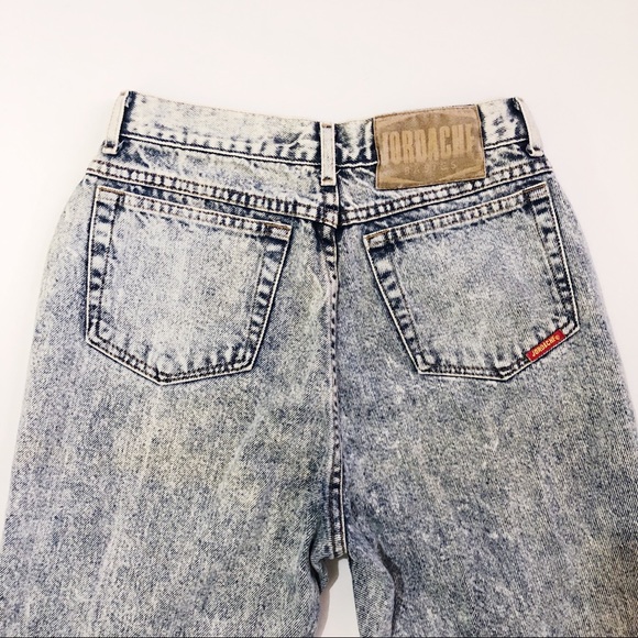 Vintage Acid Wash Zip Ankle Jordache High waisted - Picture 4 of 8